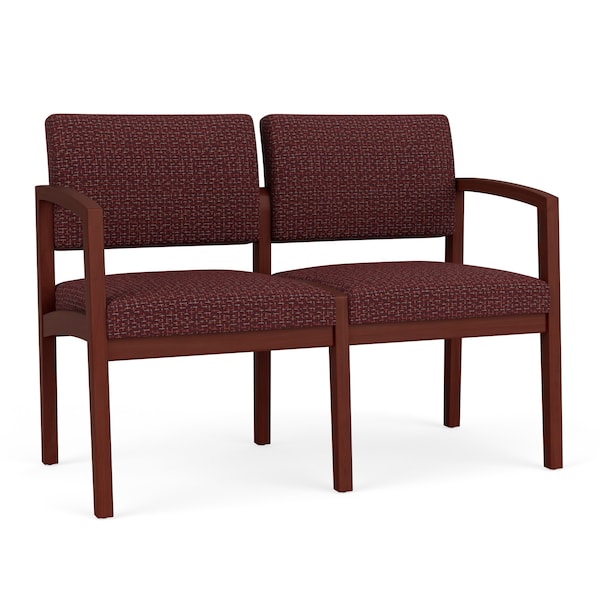 Lesro 2 Seat Tandem Seating W/ No Center Arm, 44 in W 26 in L 31.5 in H, Lenox Series LW2101 - main